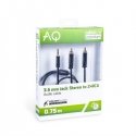 Кабель Jack 3,5 мм - 2xRCA (M) стерео, длина: 3,0 м AQ Premium Кабель Jack 3,5 мм - 2xRCA (M) стерео, длина: 3,0 м AQ Premium