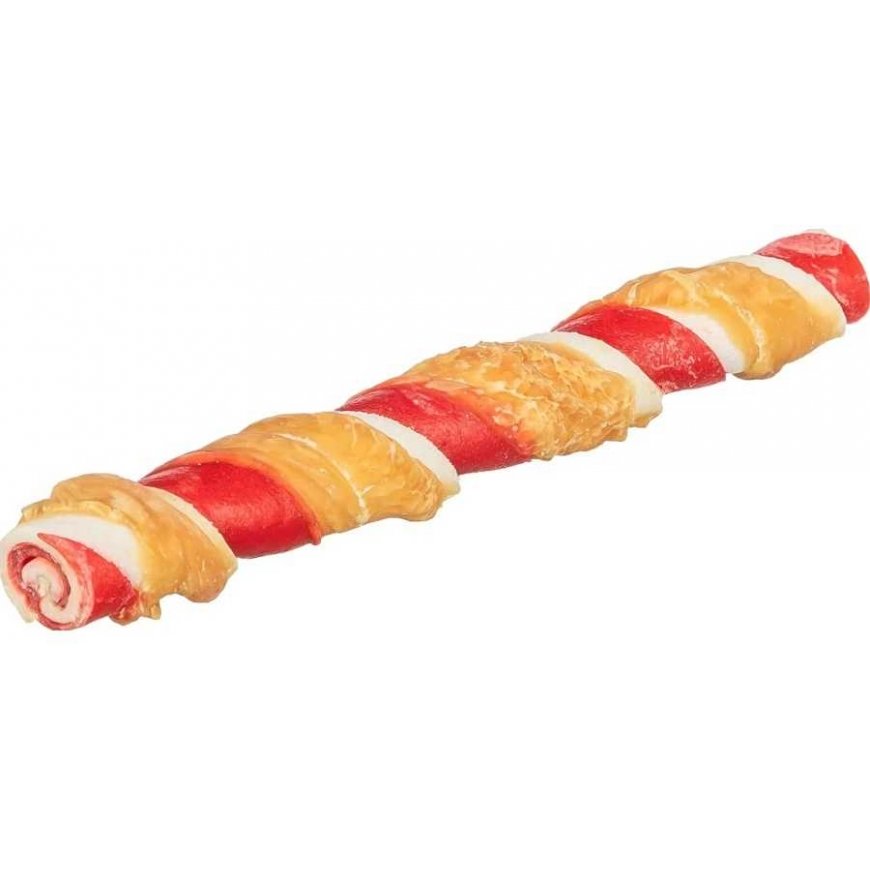 Лакомства для собак - Trixie Denta Fun Барбекю Ролл с куриным филе, 17 см, 45 г, 50 шт.
