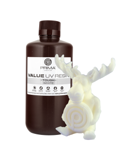 PrimaCreator Value Tough UV sveķi (kā ABS) - 1000ml - Balta