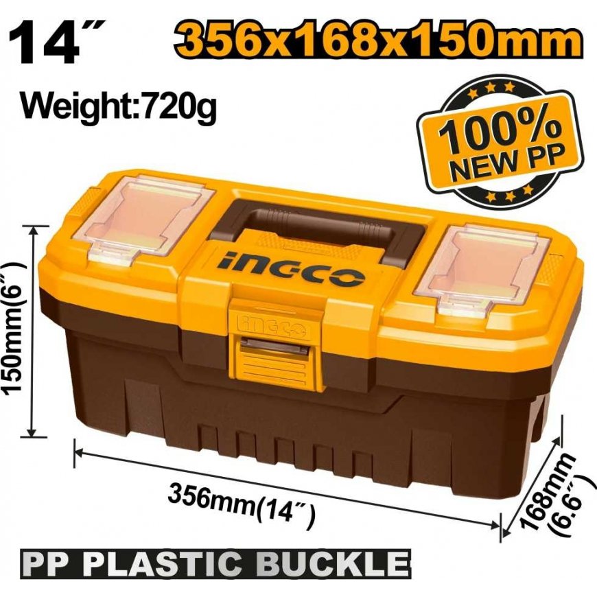 Ingco PBX1401 Tool case 14", 356x168x150 mm – 3