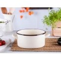 Altom Design Emaljēts katls 2,9 l, 20 cm augsts, 10,5 cm krēmkrāsā