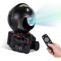 LED 3D galaxy and star projector Reach Mini Astronaut, black LED 3D galaxy and star projector Reach Mini Astronaut, black