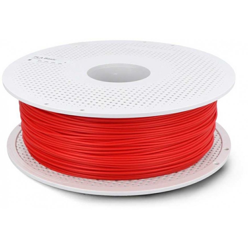 Bambu Lab PLA Basic heating filament 1.75 mm 1kg - comes with a reusable spool - Red – 2