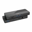 UNITEK D1079A knyginių kompiuterių dokas / jungčių replikatorius Vielinis USB4 Juoda UNITEK D1079A knyginių kompiuterių dokas / jungčių replikatorius Vielinis USB4 Juoda