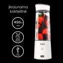 Pakraunama, nešiojama kokteilinė, mille terad on kaetud titaaniga, Zyle, ZY015RBW, valge värv.