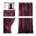 Night curtain with rings AmeliaHome VELVET 140X270 cm, 1 pc., color: burgundy Night curtain with rings AmeliaHome VELVET 140X270 cm, 1 pc., color: burgundy