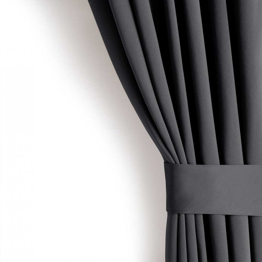 AmeliaHome CURT/AH/BLACKOUT/PLEAT/CHARCOAL/140X270/1PC – 5