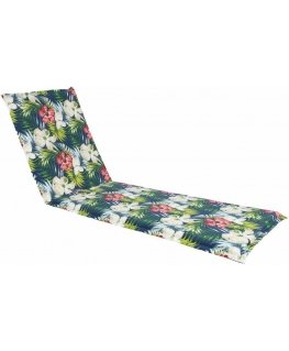 Tumša spilventiņš krēslam VASARAS ZIEDS 55x190x5cm, tumši ziedains
