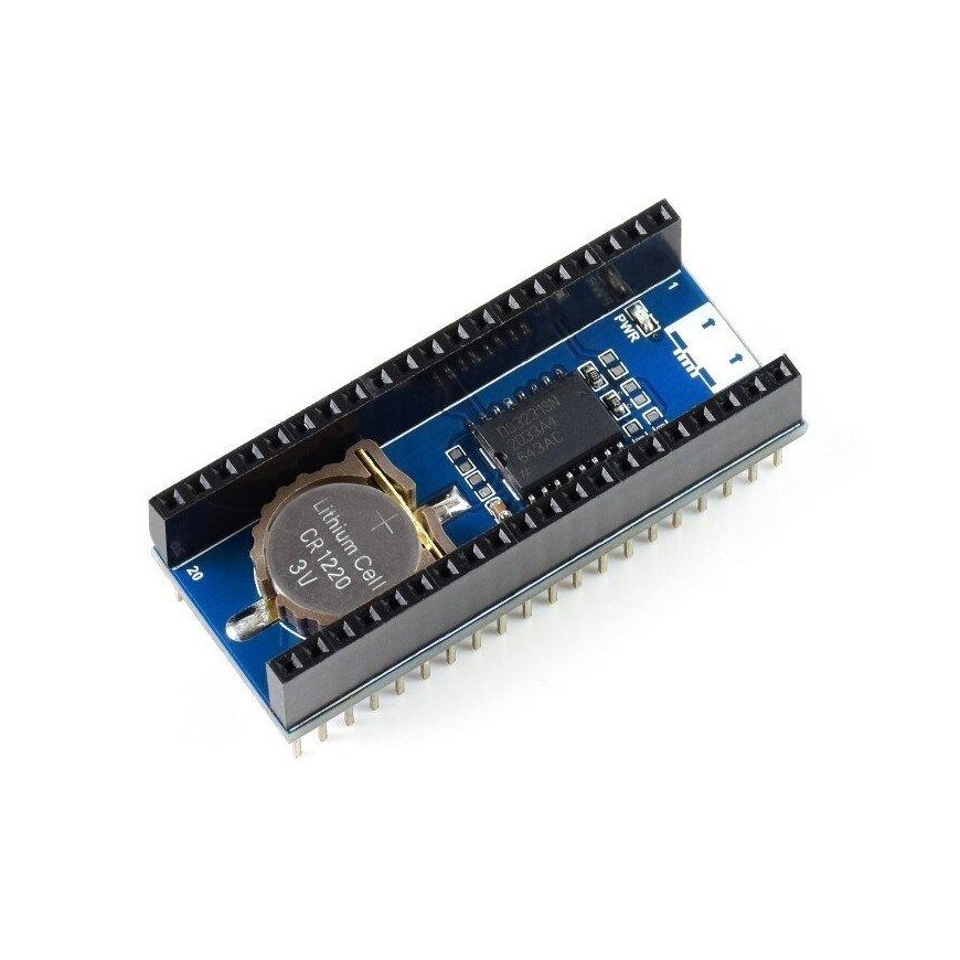 RTC DS3231 module, real-time clock, I2C, designed for Raspberry Pi Pico, Waveshare 19426