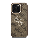 Guess PU 4G Metallist Logo Stand Kaamera Raami kate Apple iPhone 16 Pro pruun Guess PU 4G Metallist Logo Stand Kaamera Raami kate Apple iPhone 16 Pro pruun