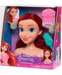 justplay Nukk juuste kujundamise pea Disney Princess Väike Merineitsi Ariel Ariel Juuksur + tarvikud