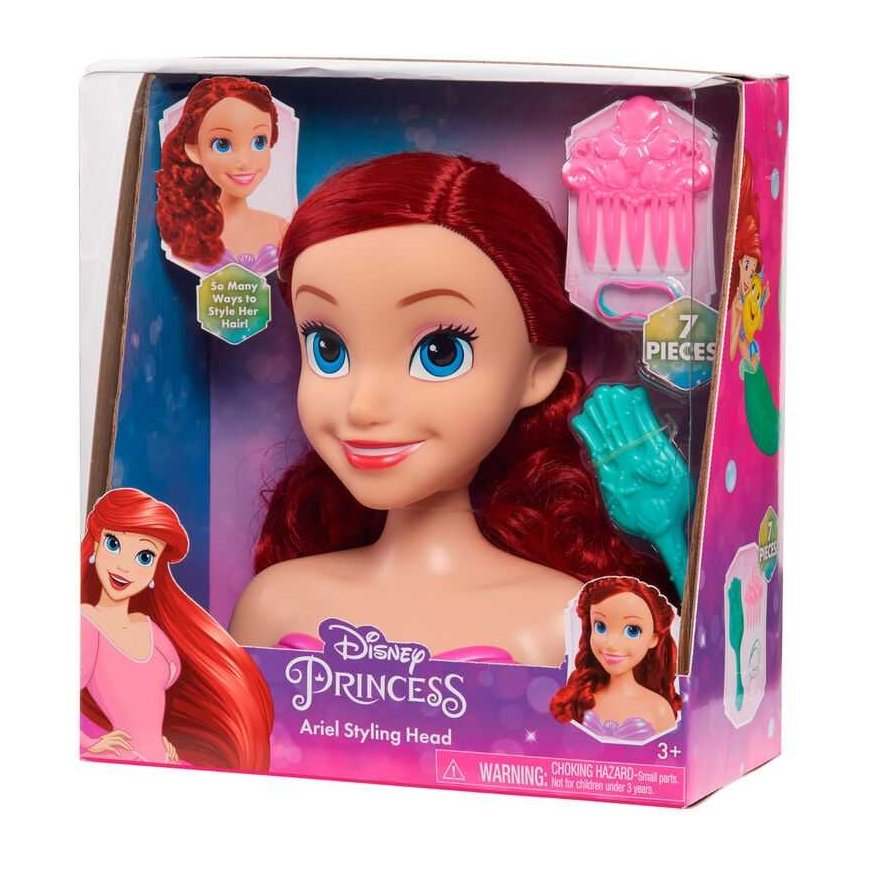 Justplay Leļļu matu veidošanas galva Disney
