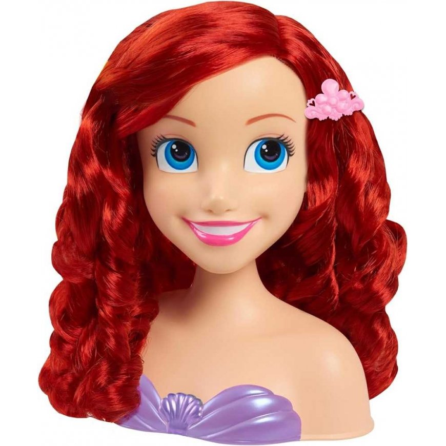 justplay Doll hair styling head Disney Princess Little Mermaid Ariel Ariel Hair Salon + accessories – 4