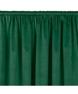 VILA-verho, vihreä pullo, klassinen tyyli, 5 cm pylvään tasku, sametti 200x175 homede