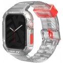 Скинарма браслет+чехол Саид 2в1 для Apple Watch 45/44мм прозрачный Скинарма браслет+чехол Саид 2в1 для Apple Watch 45/44мм прозрачный