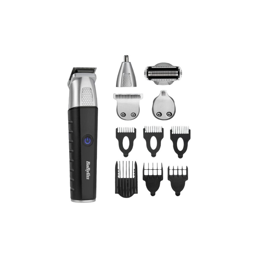 BaByliss MT812E bārdas/matu trimmeris Melns, Nerūsējošs