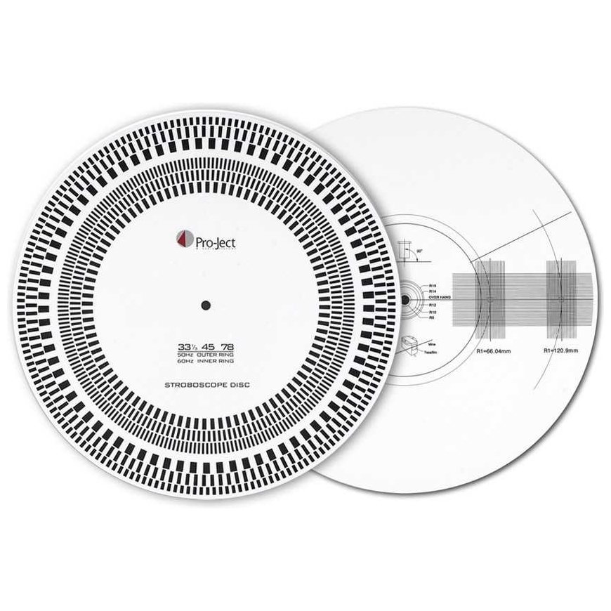 Pro-Ject Strobe it template + stroboscopic disc