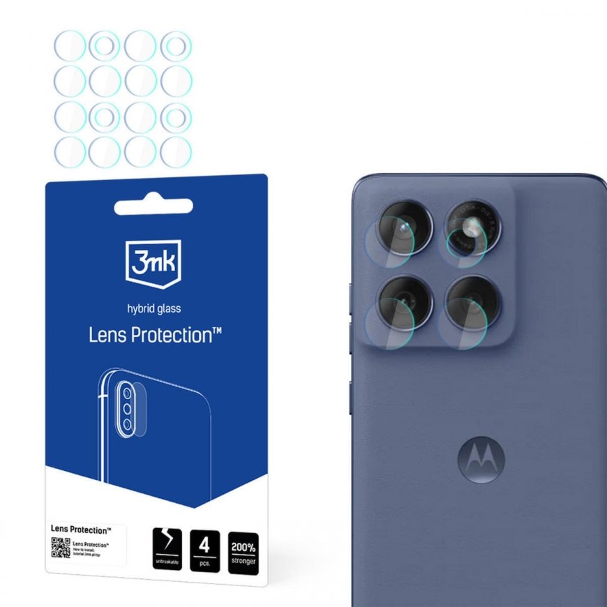 3mk Objektīva aizsardzība hibrīdais kameru objektīva stikls Motorola Edge 6 – 2