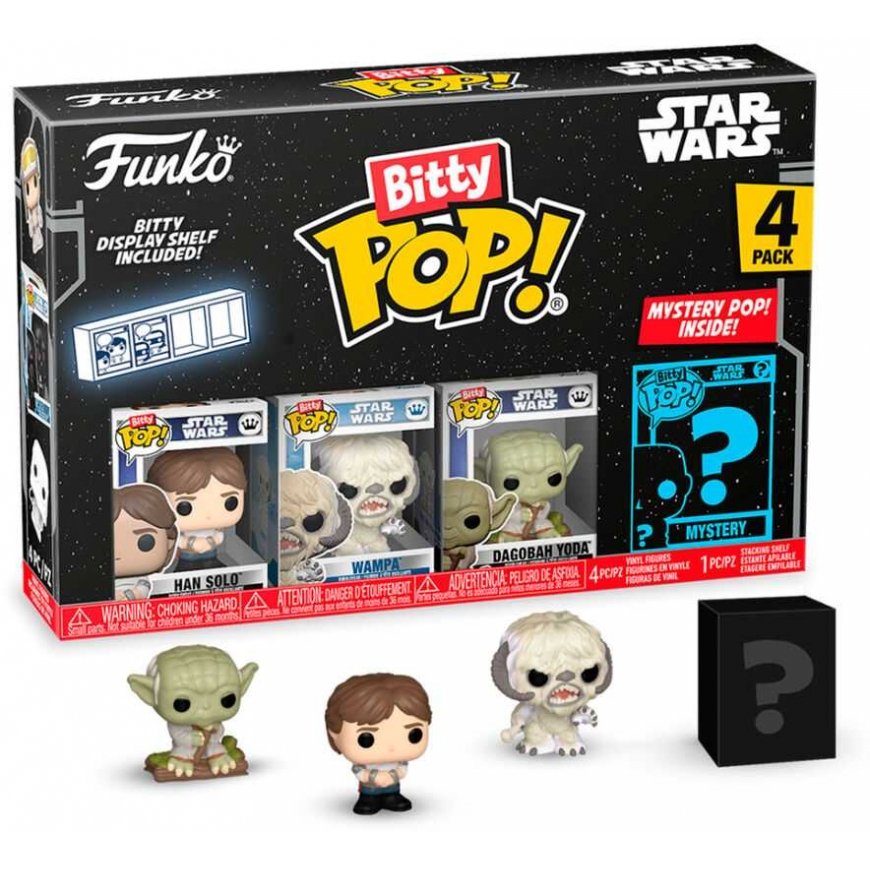Funko Blister 4 figūrėlės Bitty POP Star Wars Han Solo – 2