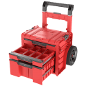 Q-Brick Tööriistakast Qbrick System PRO Cart 2.0 Plus Ultra HD Kohandatud, punase värviga, sahtlite arv: 3 Q-Brick Tööriistakast Qbrick System PRO Cart 2.0 Plus Ultra HD Kohandatud, punase värviga, sahtlite arv: 3