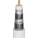 Goobay 135 dB antenna cable with angle connectors, 3 m, white Goobay 135 dB antenna cable with angle connectors, 3 m, white
