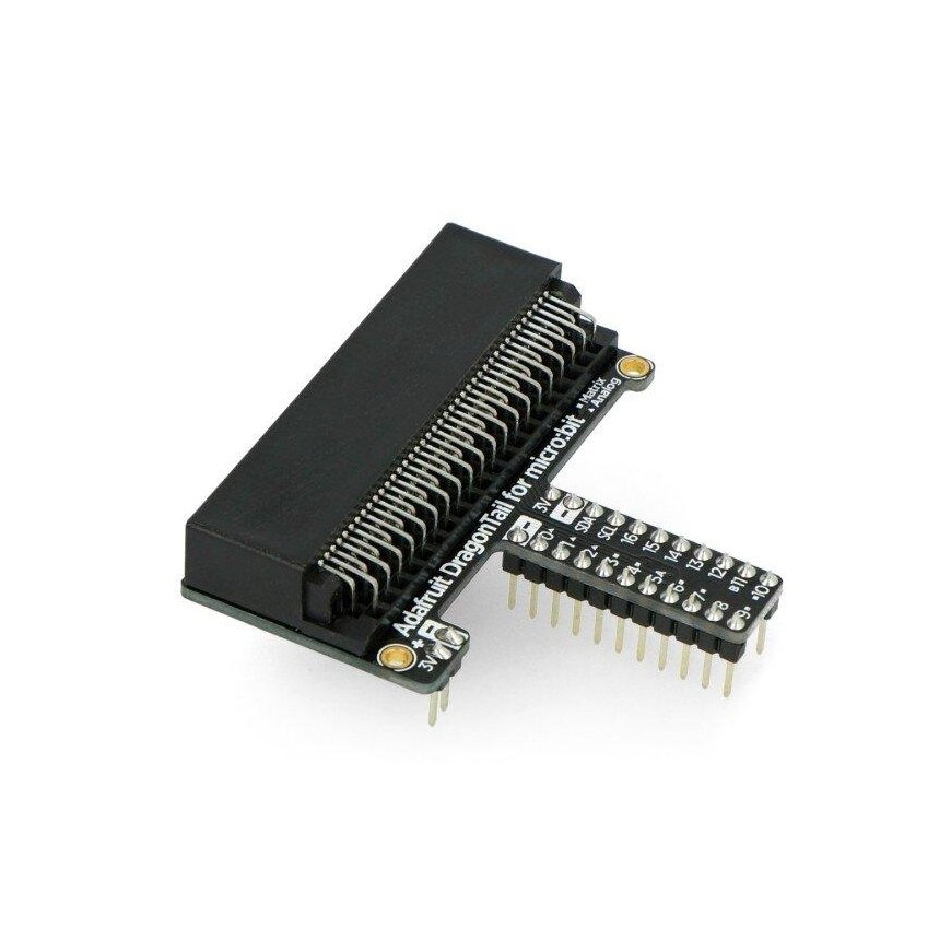 DragonTail, liitin BBC micro:bit -kontaktilevylle, Adafruit 3695 – 2