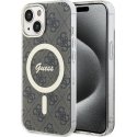 Guess GUHMP15MH4STW iPhone 15 Plus| 14 Plus 6.7" brown hardcase I Guess GUHMP15MH4STW iPhone 15 Plus| 14 Plus 6.7" brown hardcase I