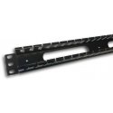 DATACOM 19" 1U одноцелевой пластиковый полоска (Ч) / сквозная плита DATACOM 19" 1U одноцелевой пластиковый полоска (Ч) / сквозная плита
