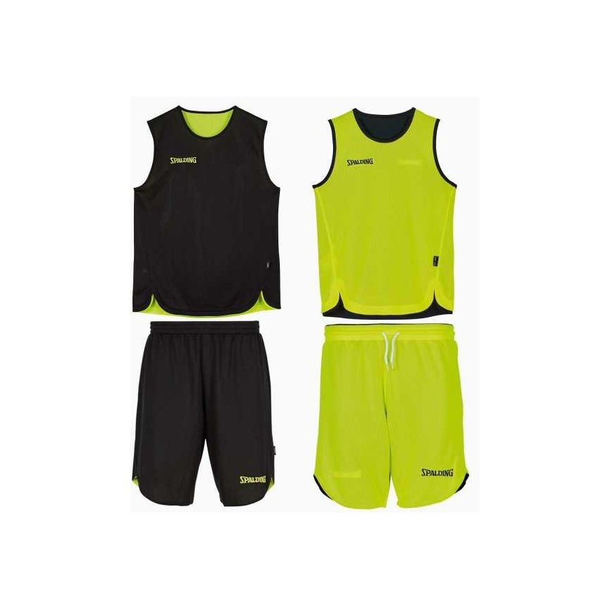Divpusēja bērnu basketbola apģērbs SPALDING DOUBLEFACE KID SET IZMĒRS 164cm