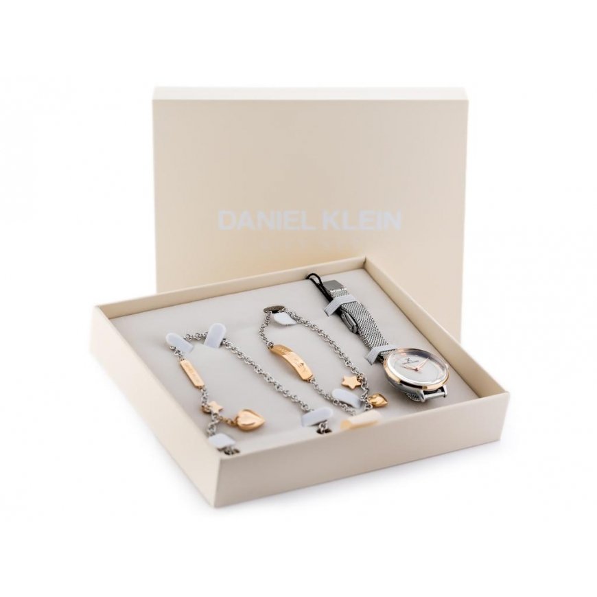 Sieviešu pulkstenis DANIEL KLEIN DK13022-4 dāvanu komplekts (zl515b)