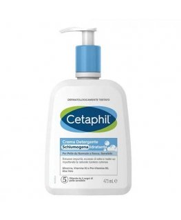 Cetaphil KRĒMS Mitrinošs putojošs Krēms Tīrītājs - Mitrinošs sejas tīrīšanas krēms - 473 ml