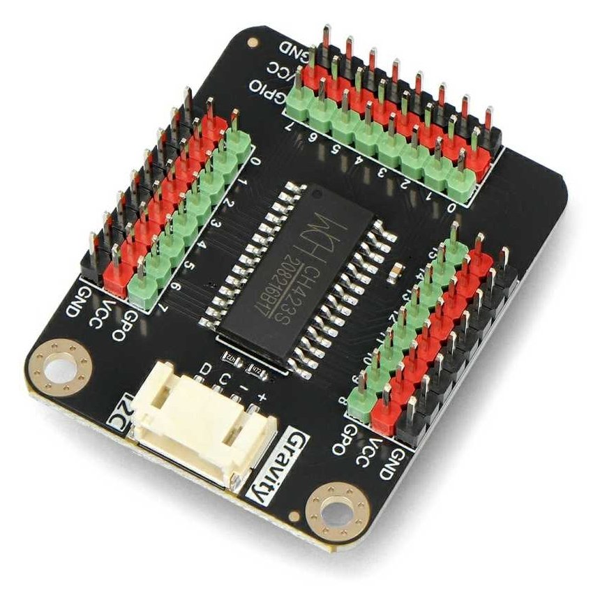 Gravity - CH423 I2C 24 skaitmenisko I/O moduļu paplašināšanas modulis - DFRobot DFR0979