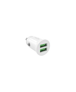Puro Pro Lite Car Charger 2x USB-A 10W - White
