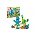 Klockid DUPLO 10451 3 ühes Dinozaurid ratastel