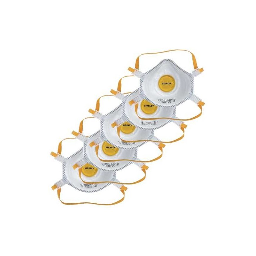 Stanley protective masks with FFP3 valve, 5 pcs