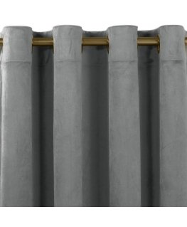 Kardinad VILA grafiitvärvi klassikaline kuldne metallist silmadega samet 400x245 homede