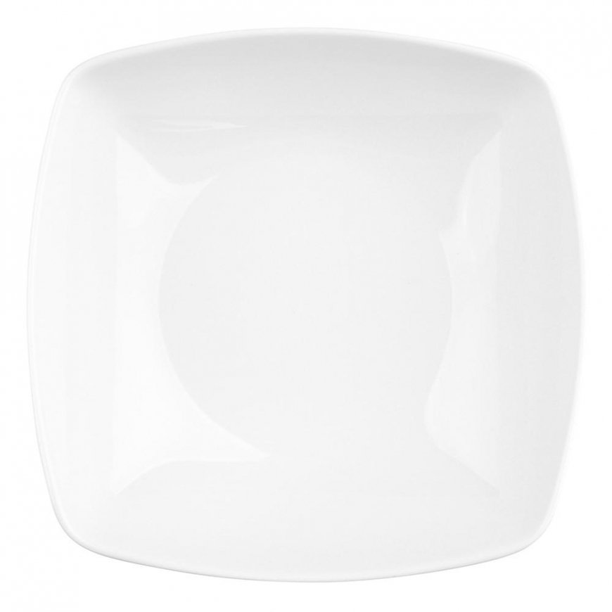 MARIAPAULA MODERN SQUARE WHITE DEEP PLATE 18.5CM – 4