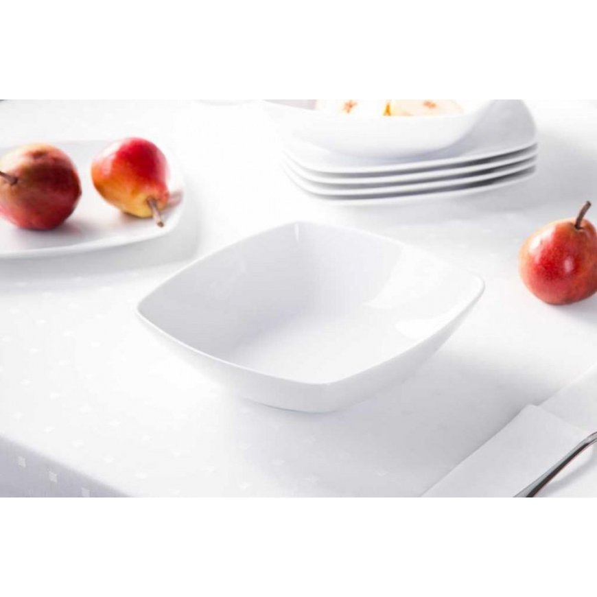 MARIAPAULA MODERNA KVADRĀTA BALTA DZIĻĀ PLĀTE 18,5CM – 5