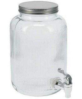 Lumarko Beverage Dispenser Container with Tap, 4 l