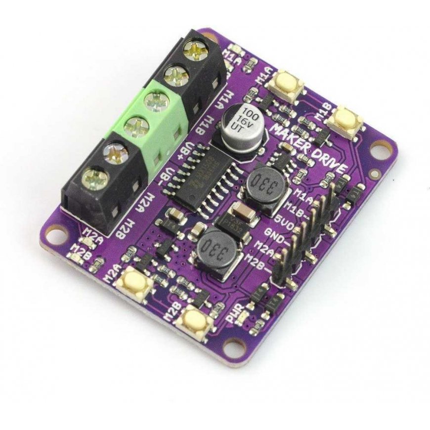 Cytron Maker Drive MX1508 - kahekanaliline mootori kontroller 9.5V/1A