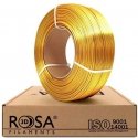 3D plastic PLA golden glossy (silk Gold) 1.75mm 1kg refill pack Rosa3D 3D plastic PLA golden glossy (silk Gold) 1.75mm 1kg refill pack Rosa3D