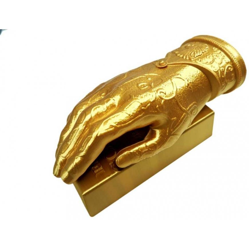 3D plastic PLA golden glossy (silk Gold) 1.75mm 1kg refill pack Rosa3D – 4