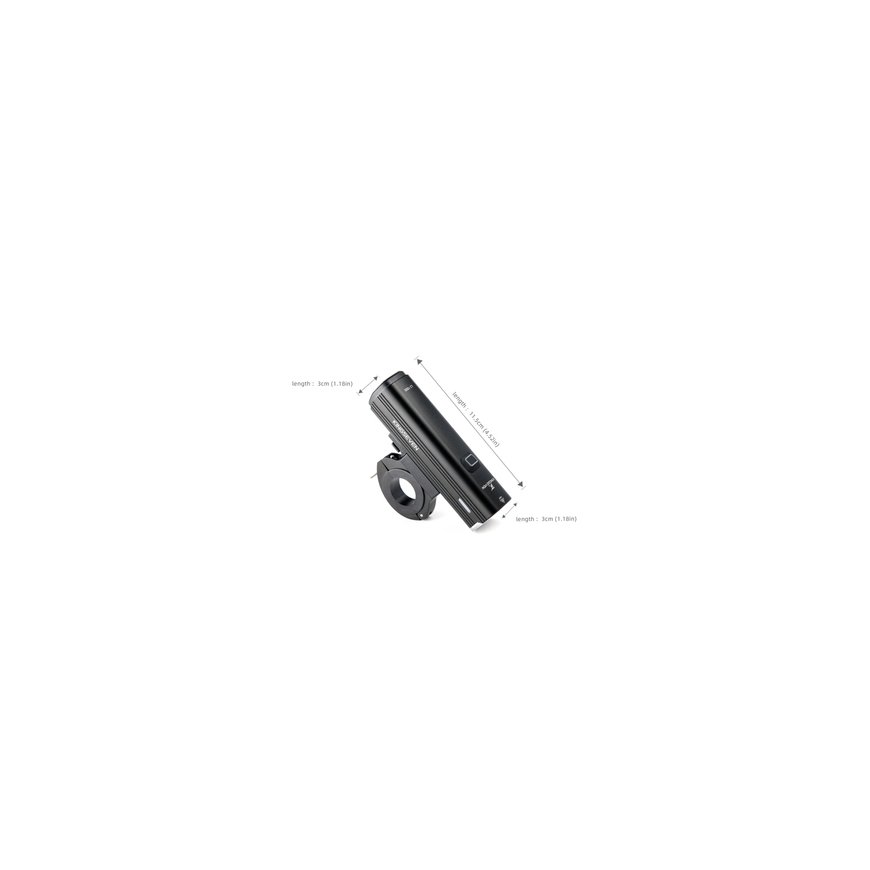 Pyörävalot KINGSEVEN L3-1000 1000 lm ladattava – 2