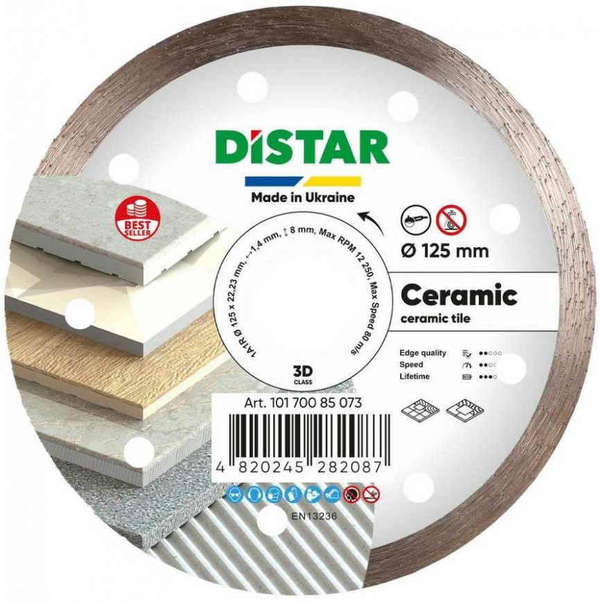 DISTAR DIAMOND CERAMIC BLADE 115 x 1.4 x 8 x 22.23mm