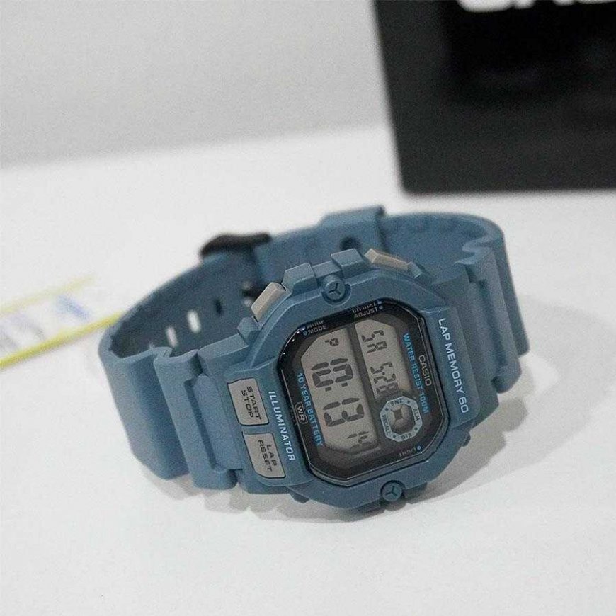 CASIO Sports Men's WATCH WS-1400H-2A + BOX (zd271b) – 2