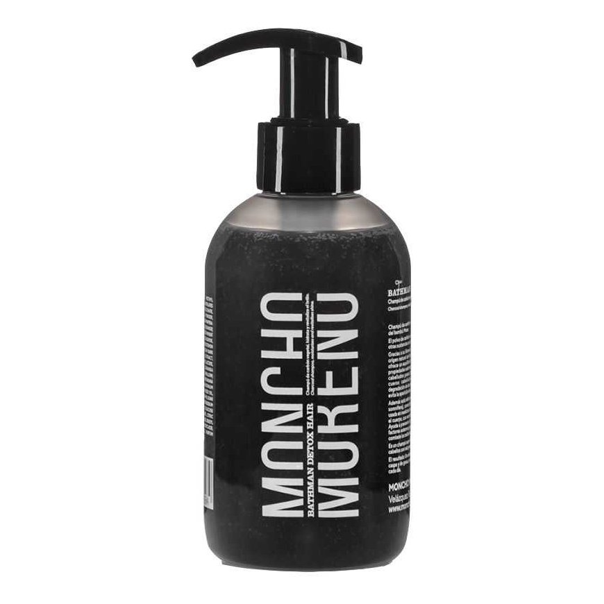Moncho Moreno BATHMAN DETOX HAIR aktivētā ogle Šampūns 250 ml