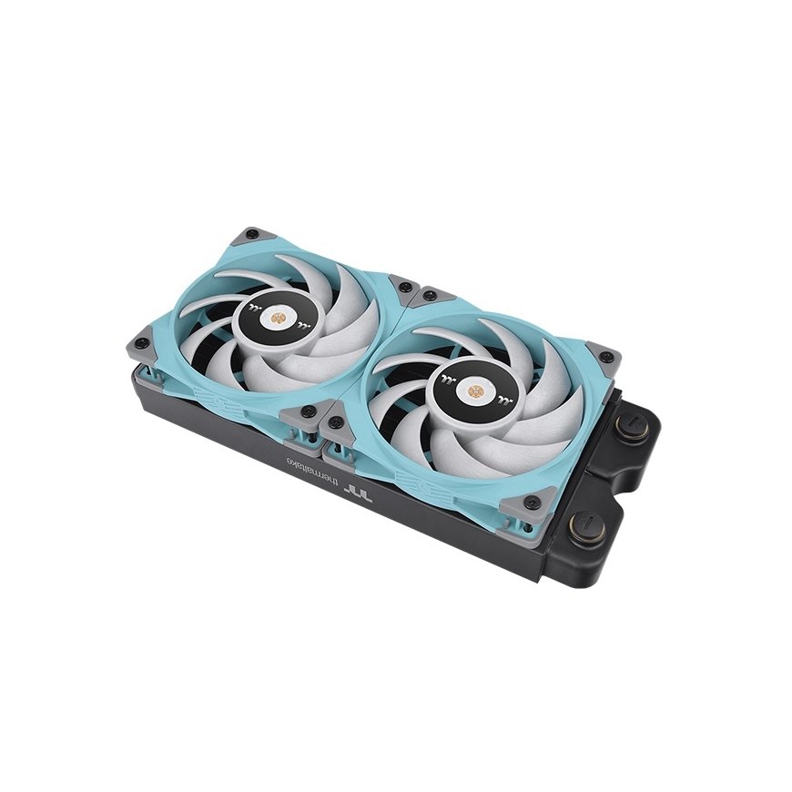 Thermaltake Toughfan 12 Turquoise High Static Pressure Radiator Fan Универсальная Вентилятор 12 cm С – 4
