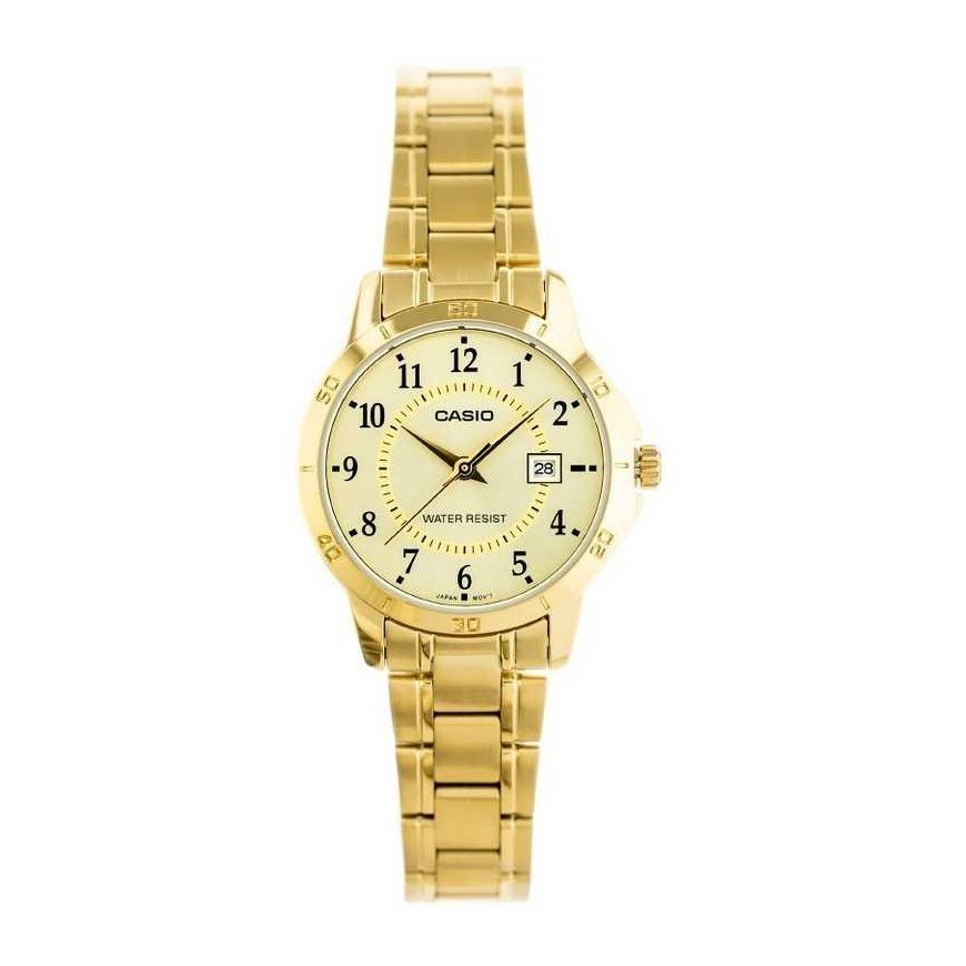 Moteriškas laikrodis CASIO LTP-V004G-9B (zd568c) + DĖŽUTĖ