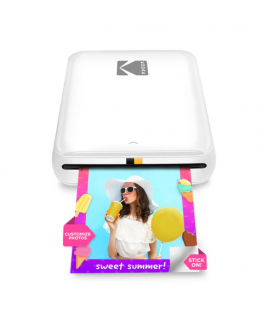 Kodak STEP Моментальный мобильный фотопринтер цветной ZINK 2x3'' 1 ppm, Bluetooth, Белый