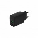 SEEK TOTI 20W Type-C + USB A Sieninis Greitas Įkroviklis, Juodas SEEK TOTI 20W Type-C + USB A Sieninis Greitas Įkroviklis, Juodas